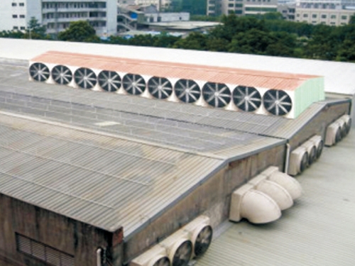 铁皮房车间屋顶改太子楼换气